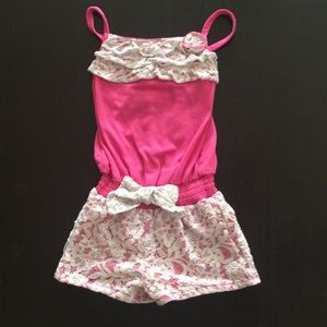 Adorable one piece shorts set